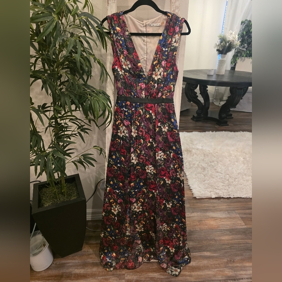 Triss maxi dress in English floral Alice+Olivia size 10 - Picture 2 of 7